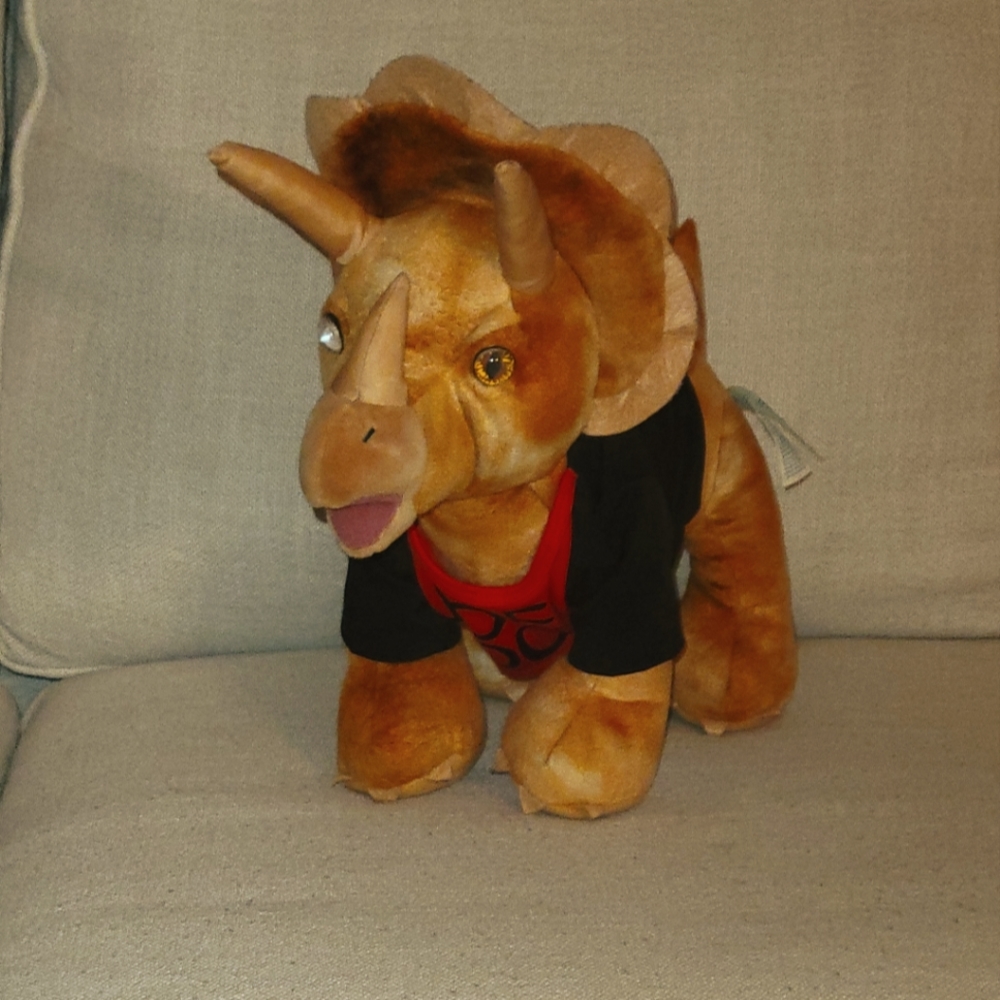 Build A Bear Triceratops stuffed animal